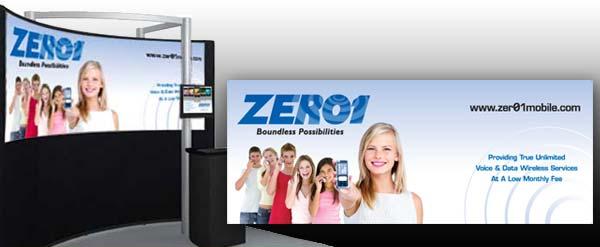 Zer01 Mobile Trade Show Booth